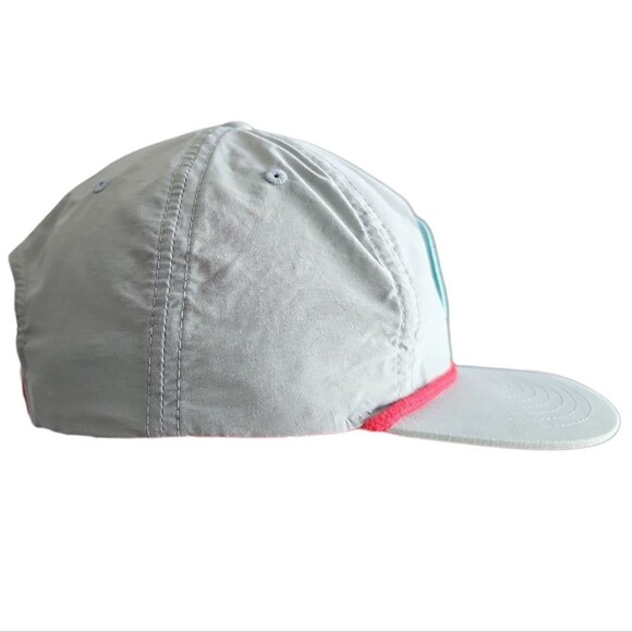 Robin’s Nest Naturals Vintage-Inspired Cap Mint Green Teal Red Accents Snapback - Picture 6 of 8